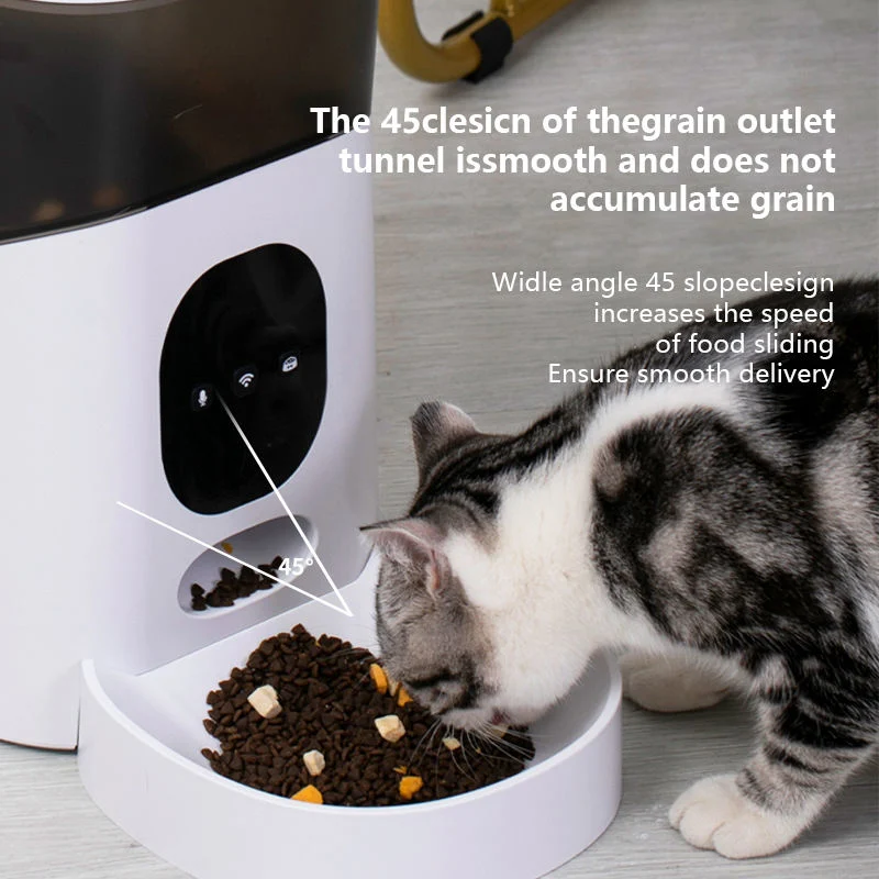 6L Automatic Pet Feeder WiFi Enabled Smart Pet Feeder with 1080P HD Camera and APP Remote Control