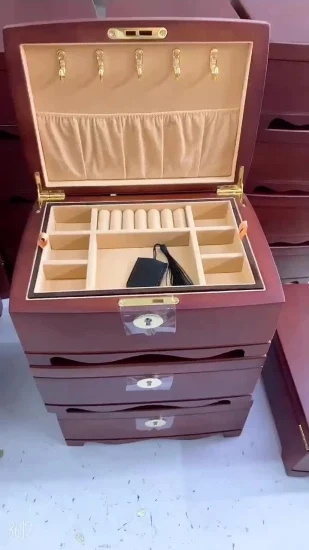 Luxury Wooden Storage Gift Box Timber Packing Jewelry Case